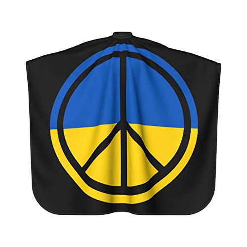 Знаме На Украина Мир 3д Печатење Професионален Бербер Кејп Коса Сечење Фризерски Салон Кејп Фризерски Престилка 55 Х 66