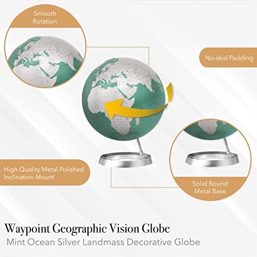 Waypoint Географски WP41005 12 во. Диа. Метална База Визија Глобус-Нане