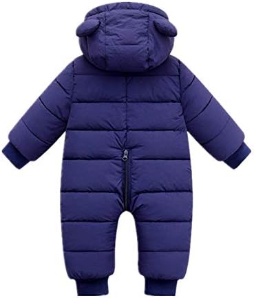 ОХРВУРМ новороденче надолу памучни снег, руно Поставени спојки за зимско палто за бебиња патент