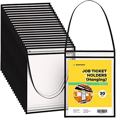 Висечки Држачи за Билети за работа 9х12-Сопственици на Билети за Продавници 9х12 - Нарачка За Работа Пластични Ракави За Хартија-Ракави