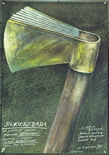 Оригиналниот полски постер на Аксијад Анджеј Паговски уметнички дела многу фино