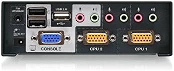 IOGEAR 2 - ПОРТ VGA И Mini DisplayPort KVMP Комплет Со Аудио И OSD, GCS1802MDPKIT