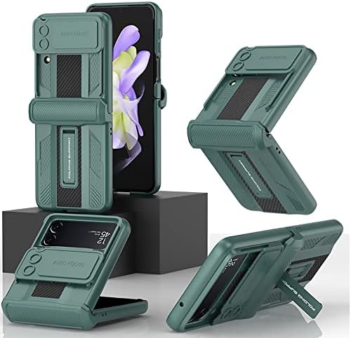 Оклопна Кутија дихкесикс За Samsung Galaxy Z Flip 4, Заштита Од Магнетна Шарка &засилувач; Лизгачки Капак на Камерата &засилувач;