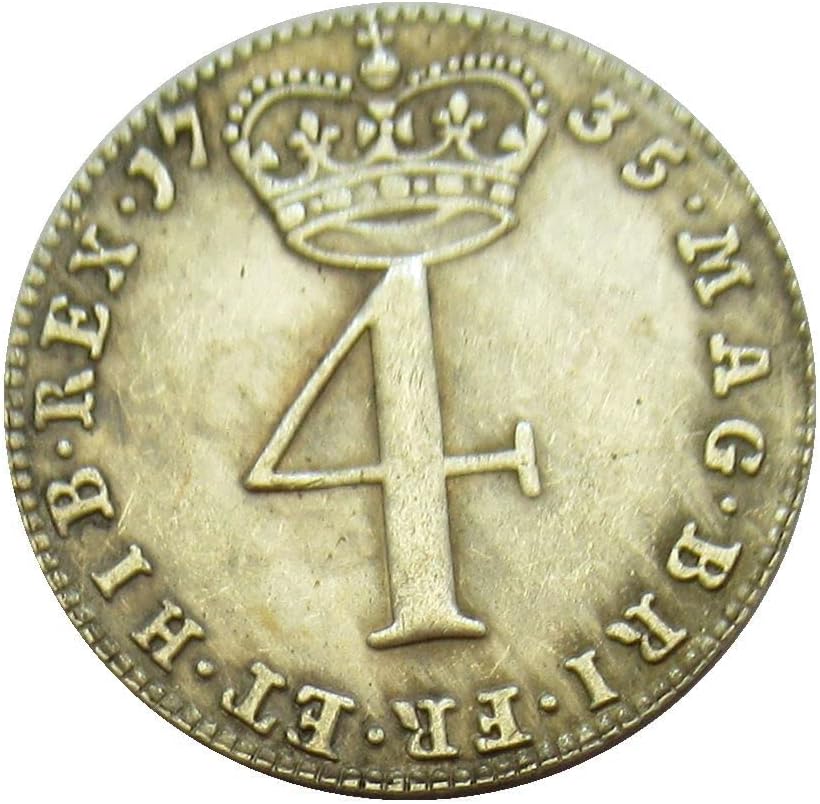 Британски 4 Пени 1735, 1740 Странски Реплика Комеморативна Монета