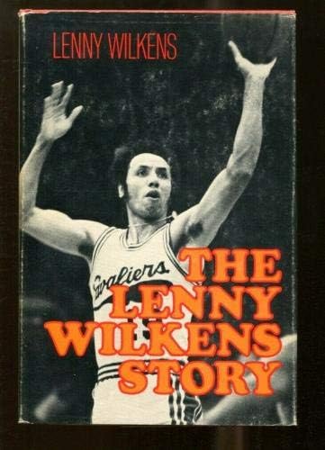 Лени Вилкенс потпиша книга „Лени Вилкенс“ Приказната автограмираше јастреби Сонис Кавс - НБА автограмирани разни предмети