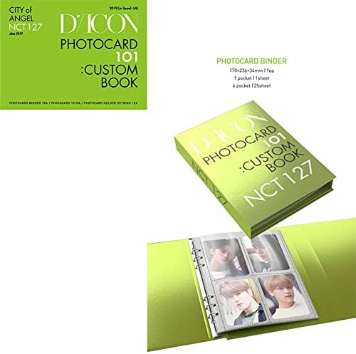 NCT127 DICON Photocard 101: Custom Book City of Angel од 2019 година [Incl. Случајна NCT Photocard & Photocard Relace]