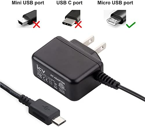 icv Микро USB Ѕид Полнач 5V 2a Адаптер За Напојување СО Американски Приклучок и Фиксен Микро Кабел За Samsung Galaxy S6 S5 S4 S3 S2 S9003,