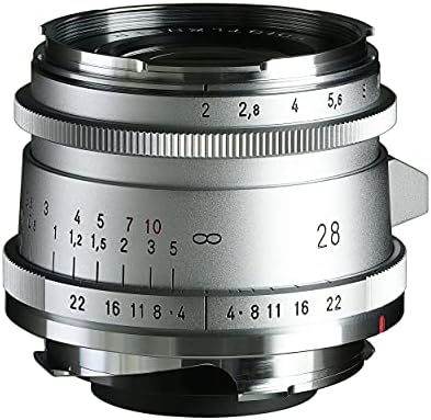 Voigtlander Ултрон гроздобер 28mm f/2.0 Асферичен Тип II VM Објектив, сребро