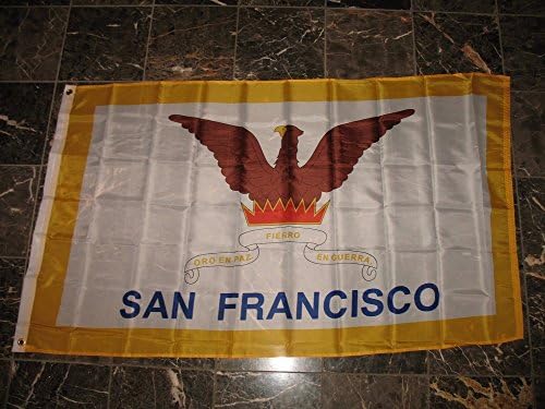 3x5 Град Сан Франциско Калифорнија знаме 3'x5 'Банер месинг месинг