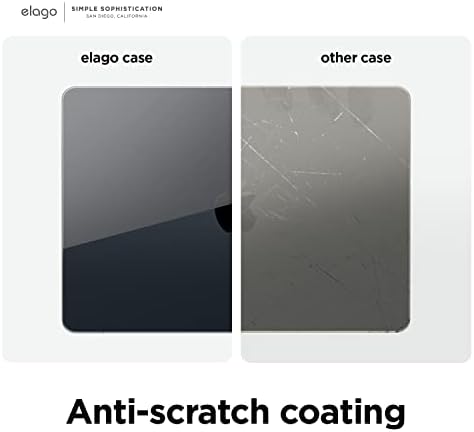 Elalo Ultra Slim Hard Case компатибилен со MacBook Air 13,6 -инчен М2 [A2681] [Верзија 2022] - Ултра тенок, целосна заштита, пристап до сите