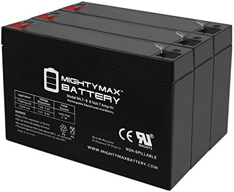 6V 7Ah SLA Замена На Батеријата За Орел Picher CFM6V6-3 Пакет