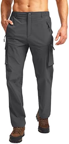 Пудола мажи за пешачење карго панталони ги надминува работните панталони за мажи UPF50+ со џебови од патент