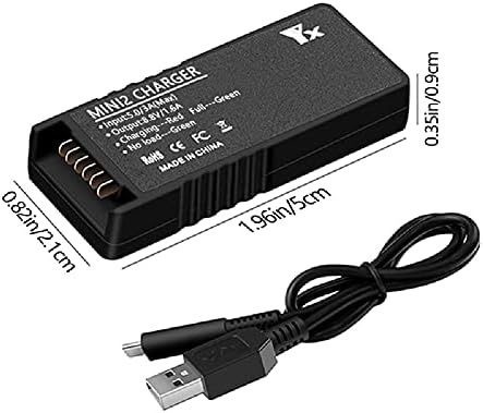 Mookeenone 1*Дроно батерија USB полнач за полнење на батеријата QC3.0 Брзо додатоци за полнење за DJI Mavic Mini 2
