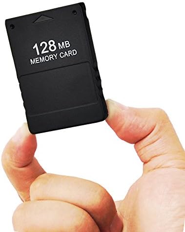TPFOON 2PCS пакет 128MB Мемориска картичка со голема брзина компатибилна со PlayStation 2 PS2