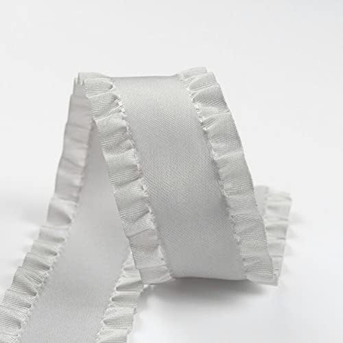 10 јарди расипана лента исечете ја сатенската чипка за завиткување на подароци DIY фиба за венчаници за венчавки декоративни занаети