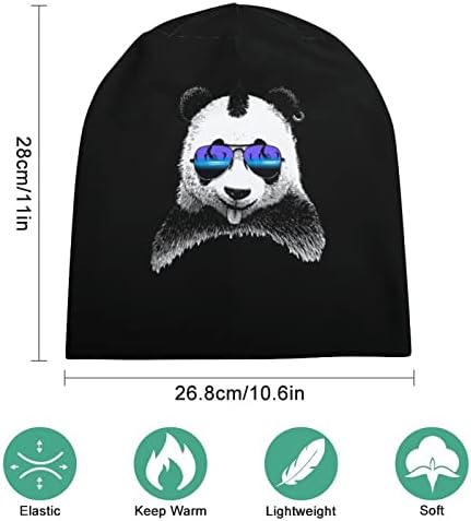 Мода панда Бејни капа мек топло целосна пуловер капа капа за спиење капа за унисекс