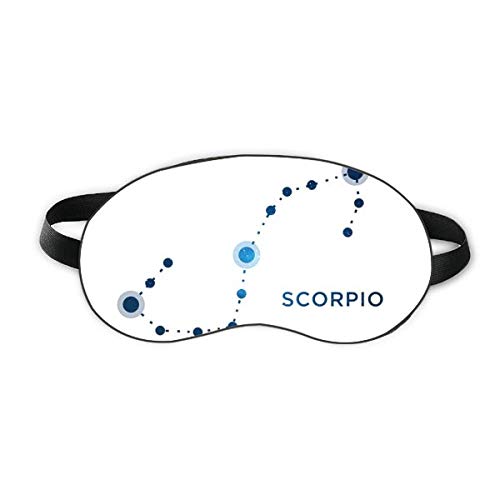 Скорпион соstвездие знак Зодијак за спиење на очите на очите мека ноќно слепење на сенка на сенка