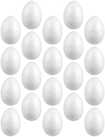 Luozzy 30 парчиња пена јајца за DIY сликање јајца Велигденски занаетчиски јајца Велигденска забава украси