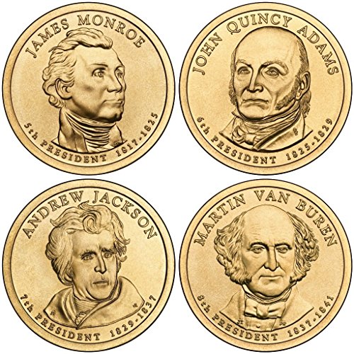 2008 Г Претседателски Долар 2008 Г Претседателски Долар 4-Монета П Нане Нециркулирани Нециркулирани