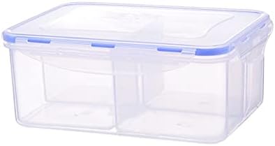 Syawbdh Bento Кутии 4 Ќелии Пластична Свежа Кутија За Чување Кујна, Може Да Се Расклопи Во Четири Мали Кутии, Подостапни