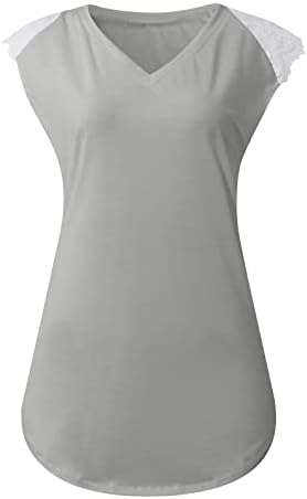 Lytrycamev женски резервоар врвови тренингот лабава кошули без ракави за жени летни слатки обични блузи удобни облеки за одмор