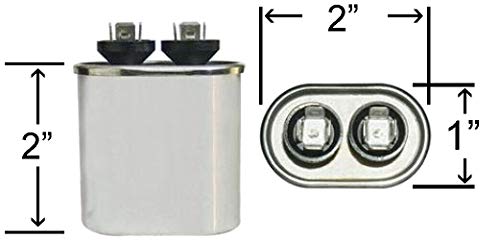 Климак овален кондензатор - Fits Trane CPT088 CPT0088 | 10 UF MFD 370/440 Volt Vac