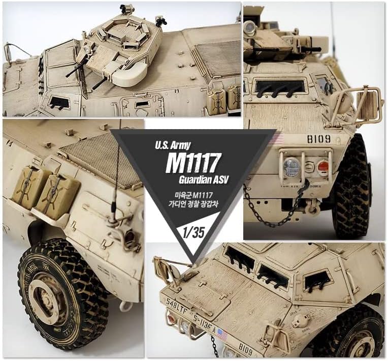 Комплет за модел на хоби на академијата 1/35 САД Армијата M1117 ASV ASV ARV REALL ARMORED CAR 13550