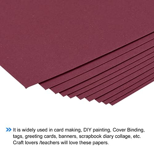 Meccanixity Cardstock Scrapbook Haper 8.3 x 11,7, 92 lb/250gsm, цврста картонска боја за новогодишни уметности и занаети, покани,