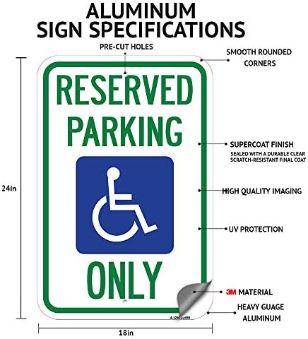 Пациент Вчитување И Истовар Само | 18 Х 24 Тешки Алуминиум Рѓа Доказ Паркинг Знак | Заштита На Вашиот Бизнис &засилувач; Општина / Направени
