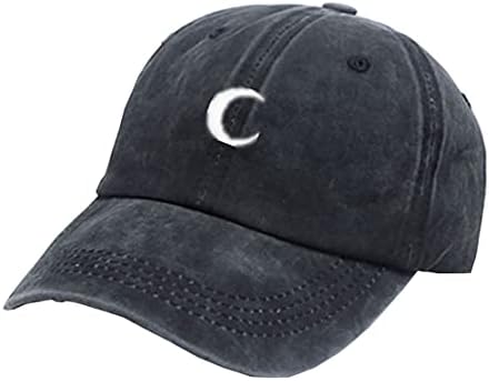 Капаче за прилагодување на капачето за прилагодување на капакот на месечината, везови за глава, хип-хоп бејзбол капачиња памук памук