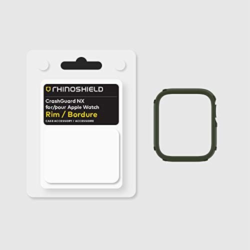 Rhinoshield Crashguard NX Extra Rim [само] компатибилен со Apple Watch SE & Series 6/5 / 4 [40mm] & Series 3/2 / 1 [38mm] | Дополнителен додаток
