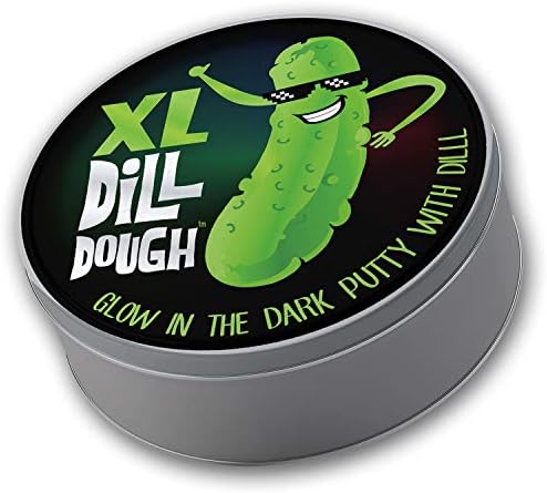XL Дил тесто Кит - Дизајн на ладно копарско кисело - играчки за олеснување на стресот за жени - Сјај -во -темни, зелена, вистинска