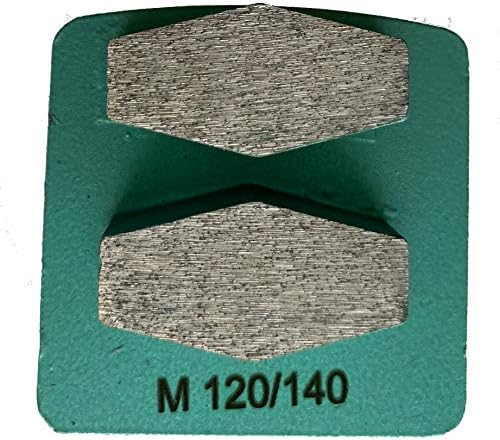 Премиум Дијамантски дискови за мелење на мелење влошки компатибилни со Husqvarna PG Floor Floor, мелење бетонски под, стандардна врска, 120/140