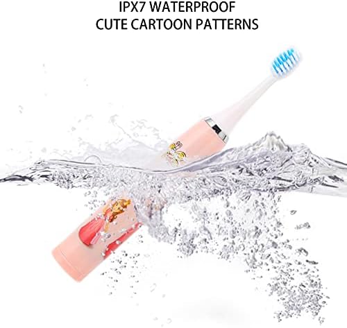 Електрични четки за заби за деца водоотпорни ултразвучни четки за заби, Sonic Kids Електрична четка за заби интерактивно за подобро
