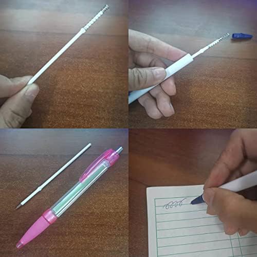 Shimaixjyy 30 парчиња 0,7 мм сина боја топка за полнење на пенкало Училишна канцеларија