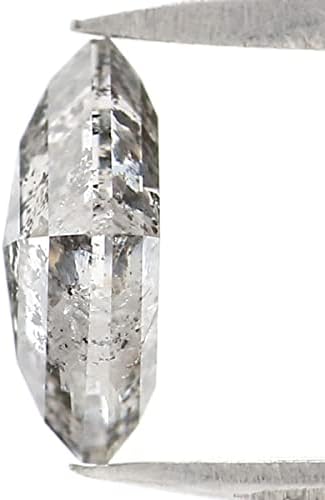 Дијамант со природен лабав змеј, сол и бибер, дијамант, природен лабав дијамант, дијамант од змејот од роза, скратен змеј, 0,96 КТ змеј форма