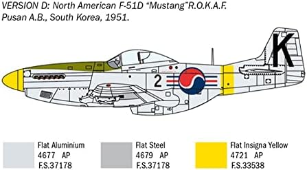 Италери 1452 Северна Америка Ф-51D Мустанг Корејска војна