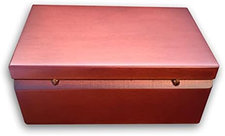 Binkegg Play [Swan Lake] Браун боја дрвена музичка кутија накит кутија со музичко движење Санкио