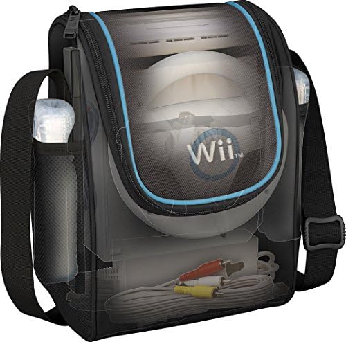 Нинтендо Wii Делукс Игра Патник Случај-Црна