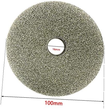 X-gree 100mm 4-инчен грип 60 дијамантски обложени рамни лап-диск тркала за мелење на пескарење (Disco de lija de 100 mm de 4 Pulgadas de Grano