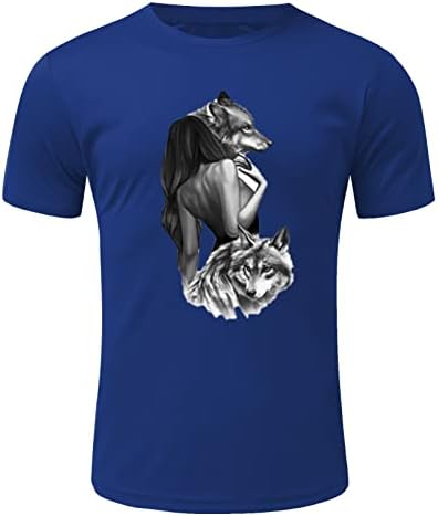 XXBR маички со кратки ракави за мажи, 2022 Нова летна графичка печатена екипаж маица обична лабава модна тренинг на врвови на врвови