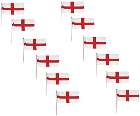 Англија-Свети Ѓорѓи Крст 12ин х 18ин Знаме-3 ПК