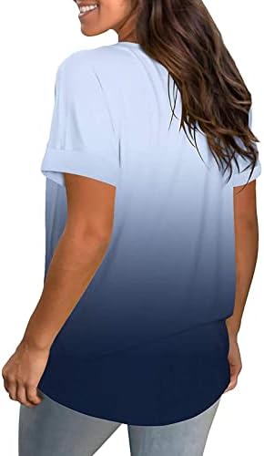 Есен летен врвен кошула за тинејџерски девојки краток ракав 2023 екипаж вратот на вратот памучен бранч кошула 9y 9y