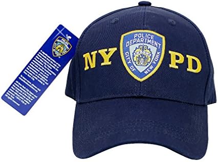 Официјален ЊУЈОРК Шапка/Бејзбол Капа, Морнарица Сина Полициски Оддел ЊУЈОРК Со Прилагодливи Велкро Лента