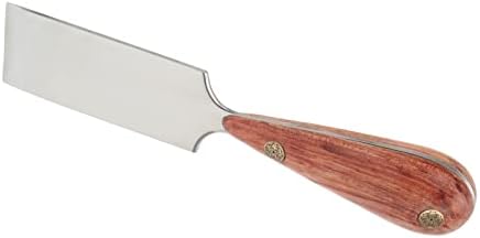 Кожа нож за скицирање, алатка за сечење кожен нож од кожен нож од кожа од не'рѓосувачки челик за сечење за кастрење