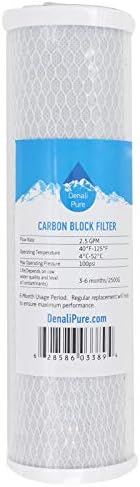 9-Пакет Замена ЗА Заробеништво Чистота CP1341 Активиран Јаглерод Блок Филтер-Универзална 10 инчен Филтер Компатибилен со Заробеништво Чистота
