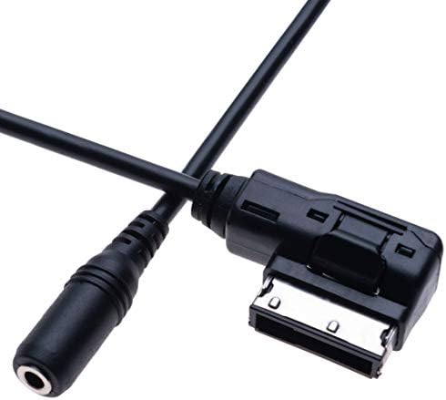 АМИ МДИ до Аукс 3,5 мм, адаптер за кабелски интерфејс за музички медиуми за музички медиуми | Компатибилен со Audi A6L Q5 Q7 A8 S5 A5 A4L