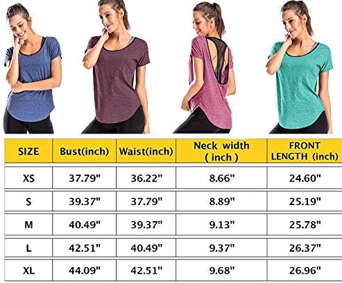 Женски тренинг врвови основни маички за жени активни облеки маица отворена назад со кратки ракави јога лето