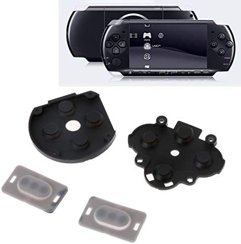 Замена на силиконски спроводливи гумени влошки за тастатура Д-рампа за лепило за копче за копчиња за конзола PSP 1000 PSP1000