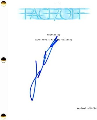 Trон Траволта потпиша автограмско лице/исклучено лице со целосна филмска скрипта - во која глуми Николас Кејџ, Сабота навечер треска,